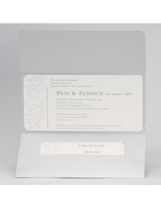 Faire-part Mariage pochette... 2