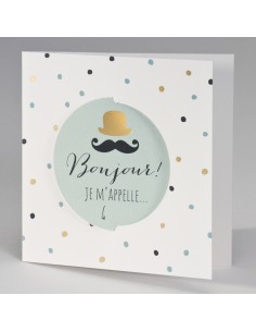 Faire-part Naissance chic...