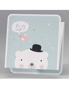 Faire-part Naissance ours...