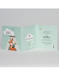 Faire-part Naissance renard... 2