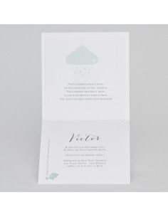 Faire-part Naissance nuage... 2
