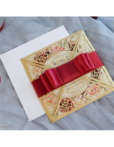 Faire-part mariage Baroque Elégant-...