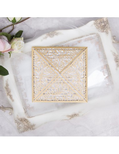 Faire-part mariage Baroque Elégant-...