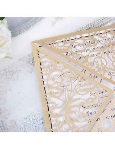 Faire-part mariage Baroque Elégant-...