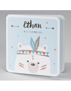 Faire-part Naissance bleu...