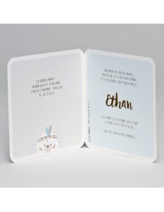 Faire-part Naissance bleu... 2