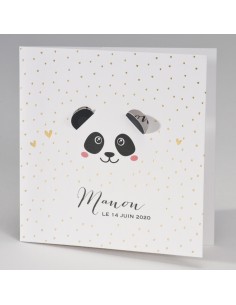 Faire-part Naissance ours