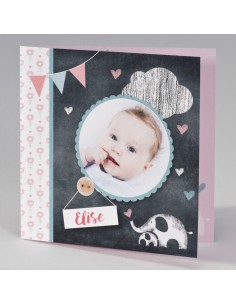 Faire-part Naissance fille...