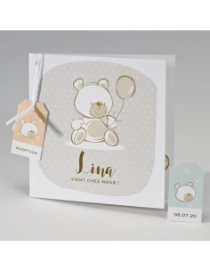 Faire-part Naissance mixte...