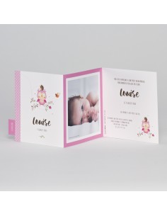 Faire-part Naissance fille...