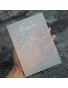Faire-part Mariage Calque...