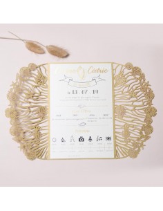 Faire-part mariage Mer et... 2