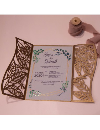 Faire-part Mariage Exotique - POC0162 Faire-part Mariage Exotique - POC0162