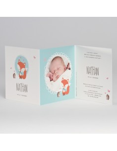 Faire-Part Naissance renard... 2