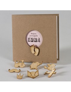 Faire-Part Naissance kraft...