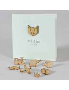 Faire-Part Naissance vert...