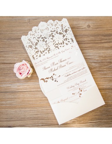 Pack Faire-part Mariage Pocket folder...