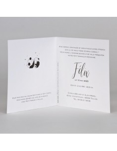 Faire-Part Naissance panda... 2