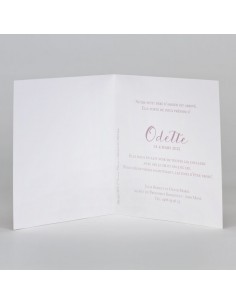 Faire-Part Naissance rose... 2