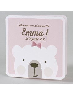 Faire-Part Naissance ourson...