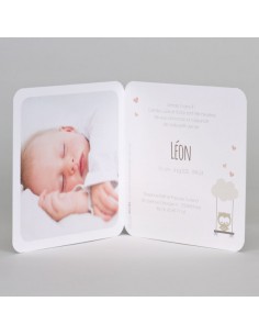 Faire-Part Naissance hiboux... 2