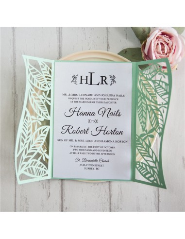 Faire-part Mariage Exotique - POC0162 Faire-part Mariage Exotique - POC0162