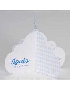 Faire-Part Naissance nuage...