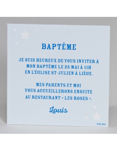 Faire-Part Naissance nuage bleu et... Faire-Part Naissance nuage bleu et...