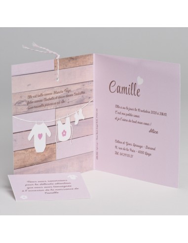 Faire-Part Naissance petit bonheur...