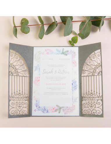 Faire-part Mariage Portes de Chateau...