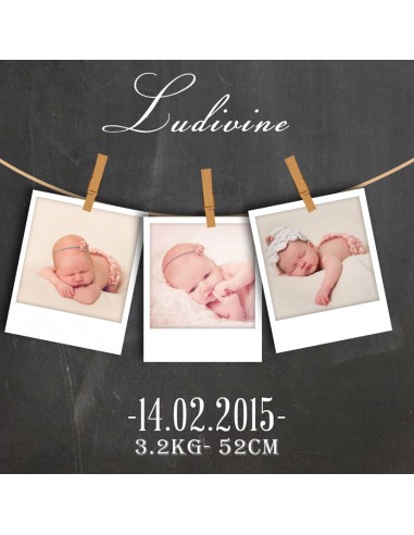 Pack Faire-Part Naissance Magnet pop...