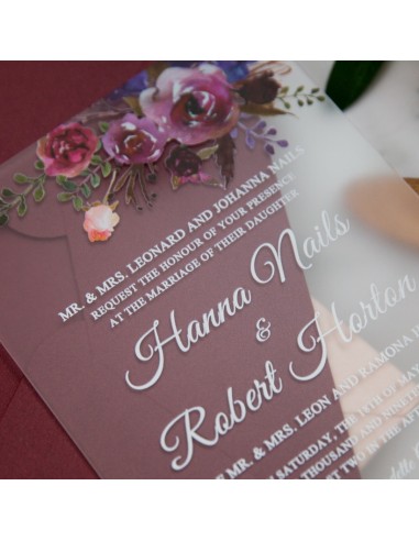 Pack Faire-Part Mariage Plexiglas...