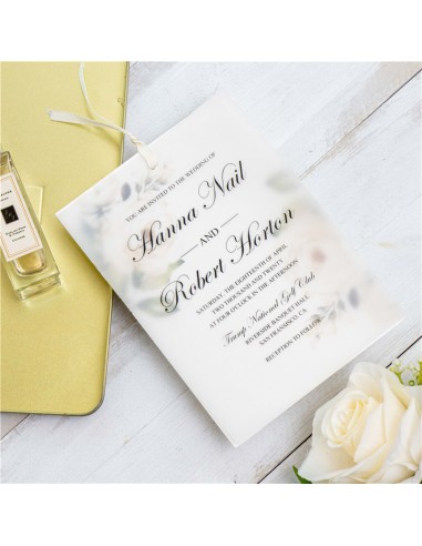 Pack Faire-part Mariage Calque et son...