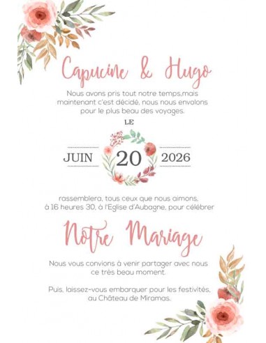 Pack Faire-Part Mariage Plexiglas...