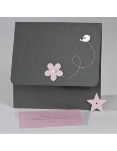 Faire-Part Naissance fleur...