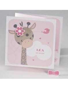 Faire-Part Naissance girafe...
