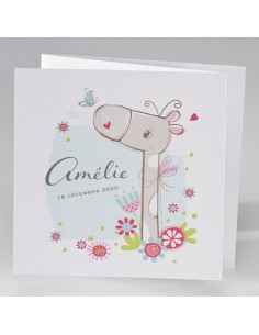 Faire-Part Naissance girafe...