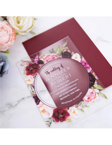 Pack Faire-Part Mariage Plexiglas...