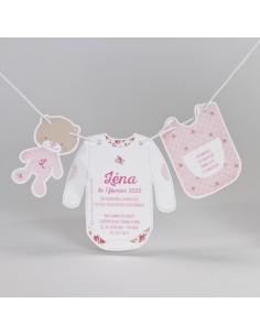 Faire-Part Naissance corde...
