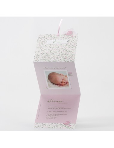 Faire-Part Naissance doux pour une...