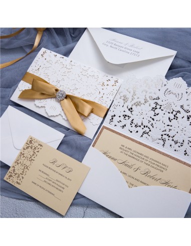 Faire-part Mariage Pochette découpe... Faire-part Mariage Pochette découpe...