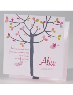 Faire-Part Naissance arbre...