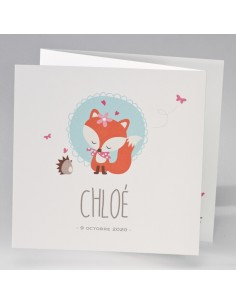 Faire-Part Naissance renard...