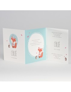 Faire-Part Naissance renard... 2