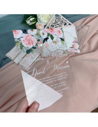 Pack Faire-Part Mariage en plexiglas...