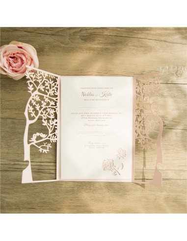 Faire-part Mariage Nature Arbre en... Faire-part Mariage Nature Arbre en...