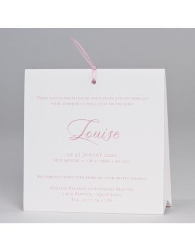 Faire-Part Naissance motif chouette...