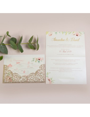 Pack Faire-Part Mariage Pochette...