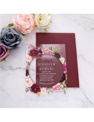 Pack Faire-Part Mariage Plexiglas...