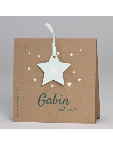 Faire-Part Naissance papier craft et... Faire-Part Naissance papier craft et...